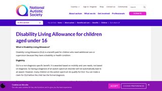 DLA: what is it? - National Autistic Society - autism.org.uk