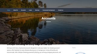 Accounts - Diamond Lakes Federal Credit Union