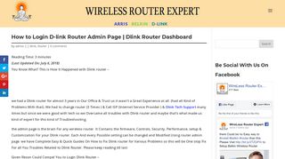 How to Login D-link Router Admin Page | Dlink Router Dashboard