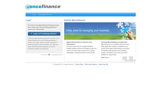 @oncefinance Portal