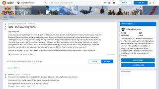 DLN - DLN Learning Portal : CanadianForces - Reddit