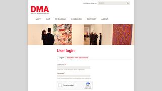 User login | Dallas Museum of Art