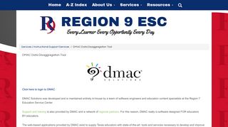 Region 9 ESC - DMAC Data Disaggregation Tool
