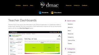 Teacher Dashboards - DMAC Solutions