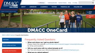 Frequently Asked Questions - DMACC