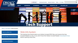 Web Info System - DMACC
