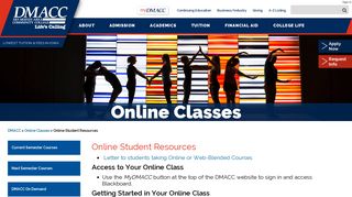 Online Student Resources - DMACC