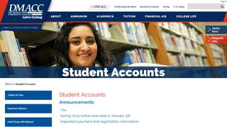 DMACC Student Accounts