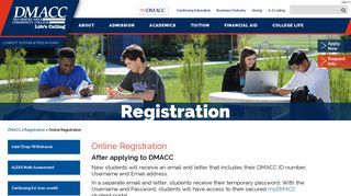 Online Registration - DMACC