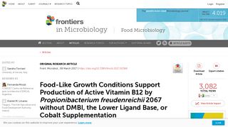 Frontiers | Food-Like Growth Conditions Support Production of ...