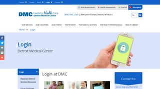 Login Portal - Detroit Medical Center - DMC