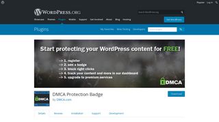 DMCA Protection Badge | WordPress.org