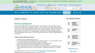 Santa Barbara Association of Realtors - DMCA FAQ's