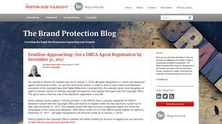 Deadline Approaching: Get a DMCA Agent Registration by December ...