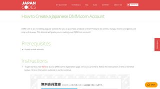 How to Create a Japanese DMM.com Account - Japan Codes