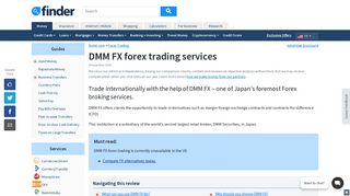 DMM FX Forex Trading Review | finder.com