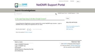 Is the Login Page going to be more straight forward? – NetDMR ...