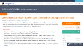 DMRC Recruitment 2018 Exam Dates, Notification, Application ...