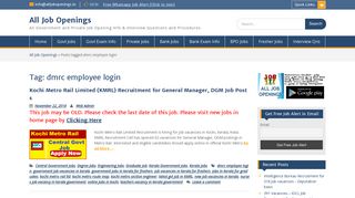 dmrc employee login Archives - All Job Openings