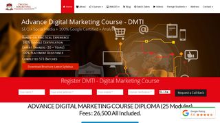 DMTI - Digital Marketing Courses in Mumbai DMTI SOFTPRO