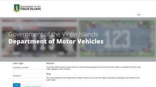 Welcome to DMV | DMV - Government of the Virgin Islands