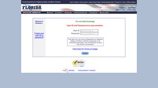 Login Page - Florida Department of Highway Safety and Motor Vehicles
