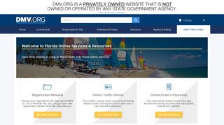 Florida Online Driver & Vehicle Services | DMV.ORG
