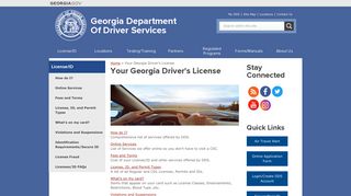 Driver's License or ID - Georgia Department Of Driver Services