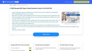 FREE Nevada DMV Signs & Road Situations Practice Test 2019 | NV