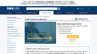 California Traffic School & Defensive Driving | DMV.org