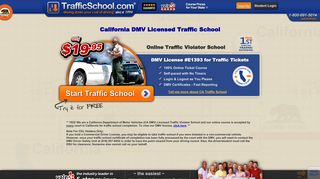 California DMV Licensed Online Traffic School at TrafficSchool.com