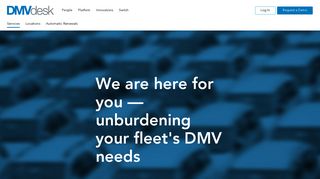 We are here for you — unburdening your fleet's DMV needs - DMVdesk