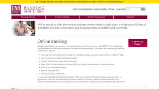 Business Online Banking | DNB First