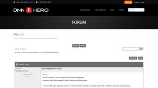 Login and Registration Popups - Administration - DNNHero.com