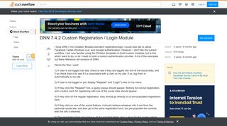 DNN 7.4.2 Custom Registration / Login Module - Stack Overflow