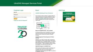 UltraDNS Managed Services Portal - DNS Services