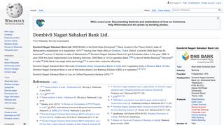 Dombivli Nagari Sahakari Bank Ltd. - Wikipedia
