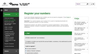 Do Not Call Register - Register your numbers