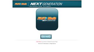 FASTT Math Next Generation - Scholastic Student Access