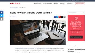 Doba Review - Is Doba worth joining? | SaleHoo