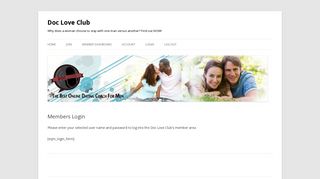 Members Login | Doc Love Club