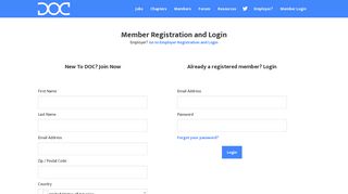 Member Login - Member Registration/Login