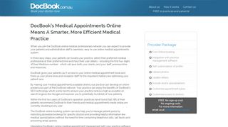 Medical Appointments Online | DocBook