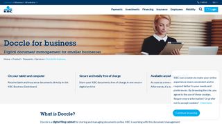 Doccle for business - Corporate Banking - KBC Banking & Insurance