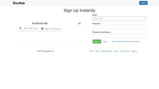 Users/Sign Up | DocHub