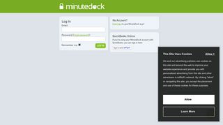 MinuteDock - Login - One step time tracking and invoicing with Xero
