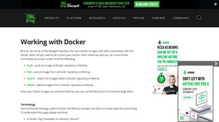 Working with Docker | JFrog