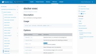 docker exec | Docker Documentation