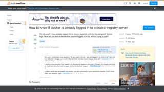 How to know if docker is already logged in to a docker registry ...
