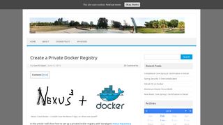 Create a Private Docker Registry – The Blog of Ivan Krizsan